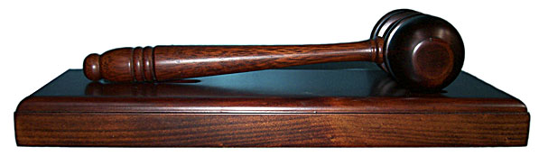 Gavel Set: side view