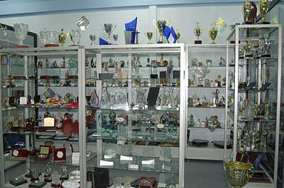 trophies showroom